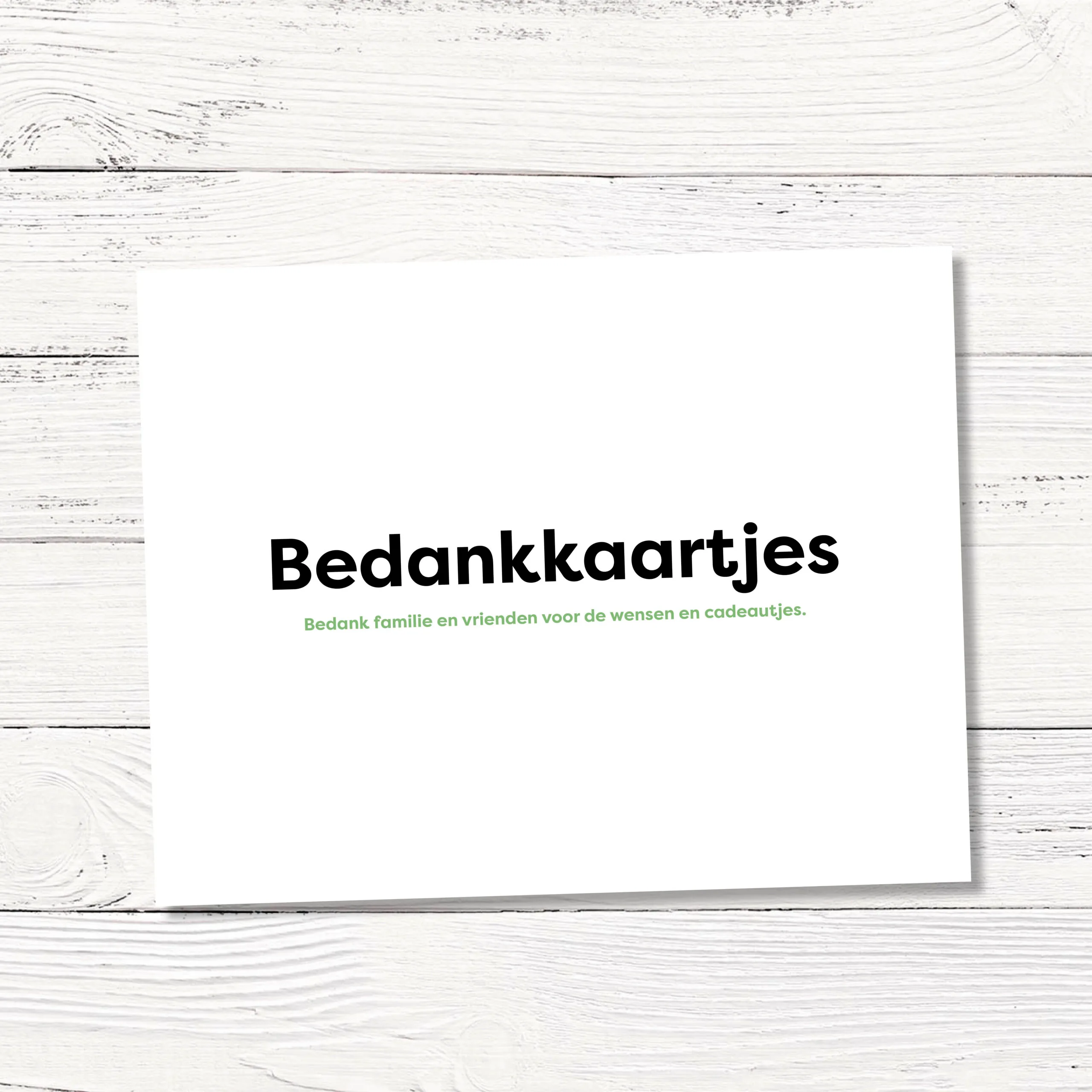 Bedankkaartjes